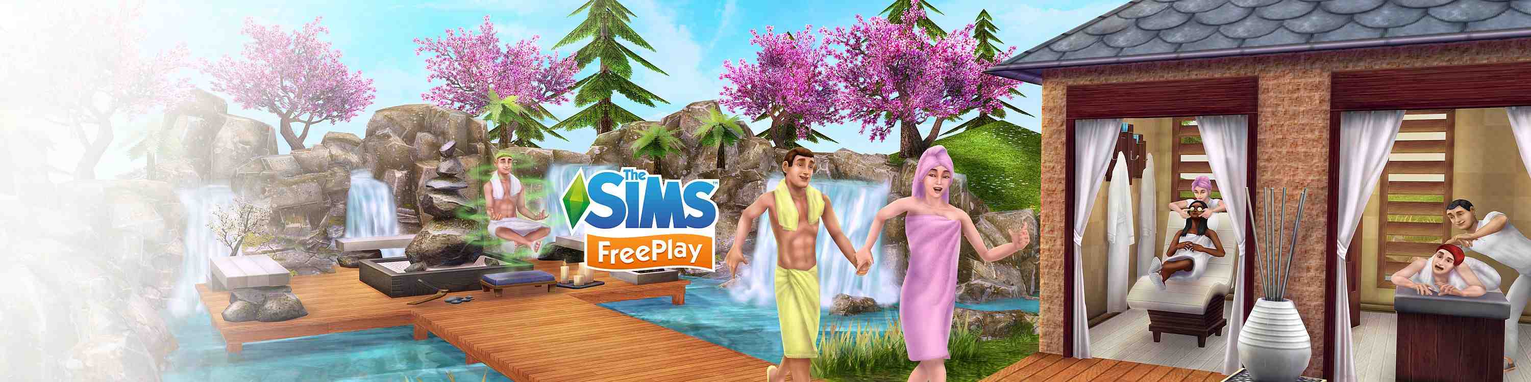 Bild:Neues Die Sims FreePlay-Update entführt die Sims auf die ultimative Schönheitsfarm