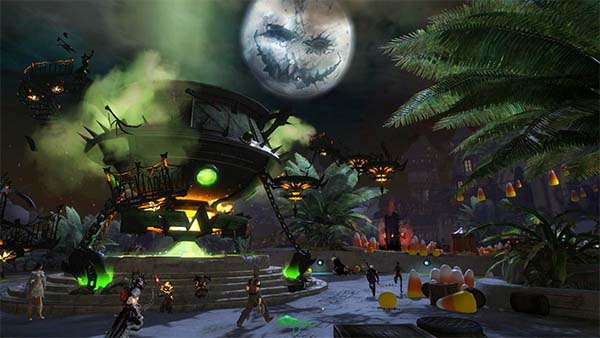 Bild:Guild Wars 2 feiert  Halloween mit Der Schatten des Verrückten Königs