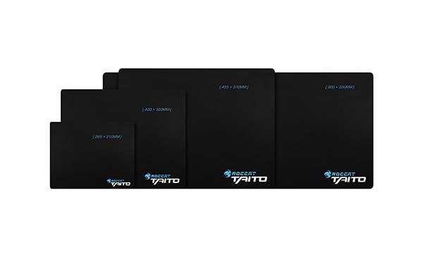 Bild:Roccat  - jetzt noch besser, die Mauspads der Taito-Reihe