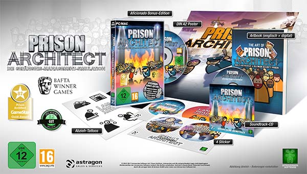 Bild: -Gefängnis-Management-Simulation Prison Architect - Aficionado Bonus-Edition 