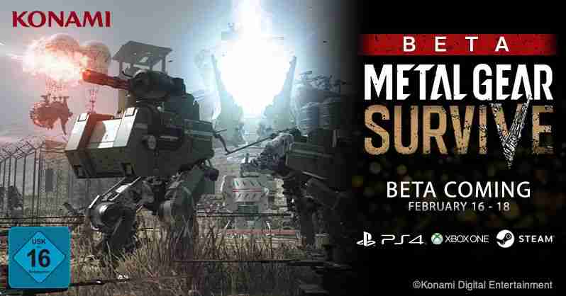 Bild:METAL GEAR SURVIVE zweite offene Beta