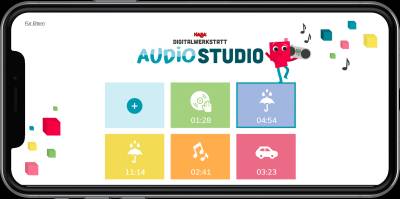 Bild:HABA Digitalwerkstatt veröffentlicht zweite App: Das Digitalwerkstatt Audio Studio