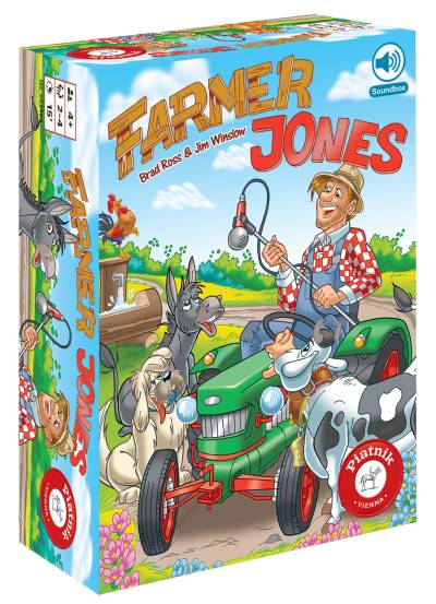 Bild:Farmer Jones: Lustiges Geräusche-Suchspiel von Piatnik 
