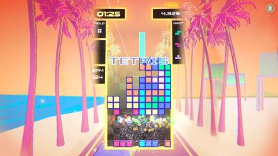 Bild:Tetris Beat is available exclusively on Apple Arcade